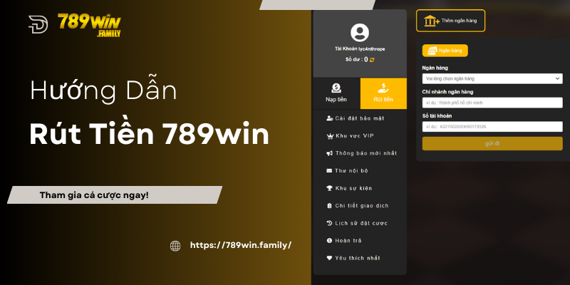 Rút tiền 789win là mối quan tâm khi người chơi muốn rút tiền từ tài khoản cược