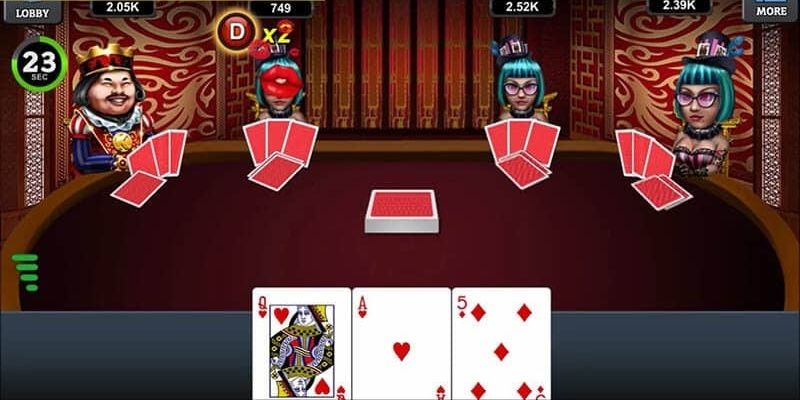 Quy định giá trị quân bài trong game bài Ngầu Hầm